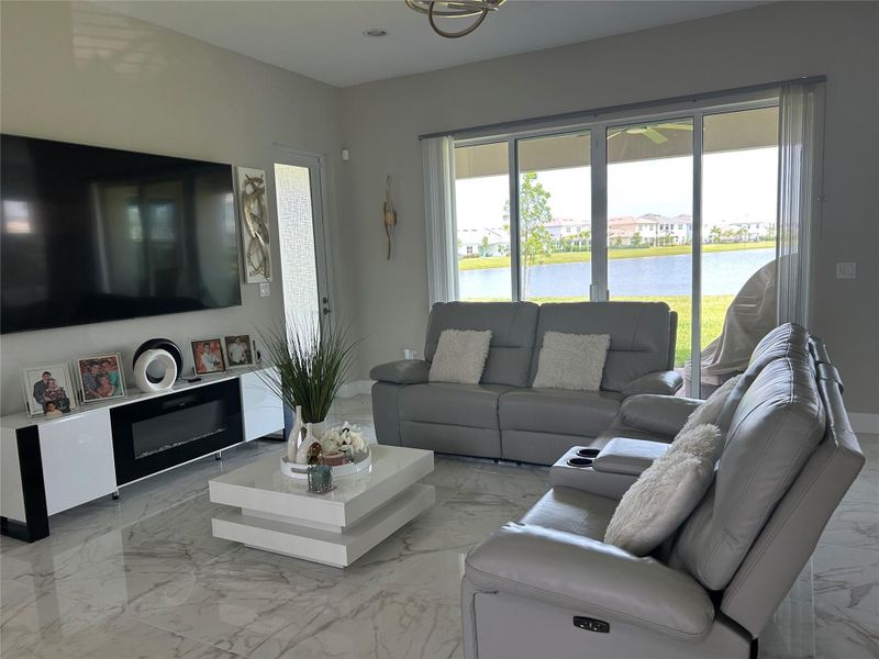 Furnished interior view inside a new home in , Loxahatchee (Image 8).