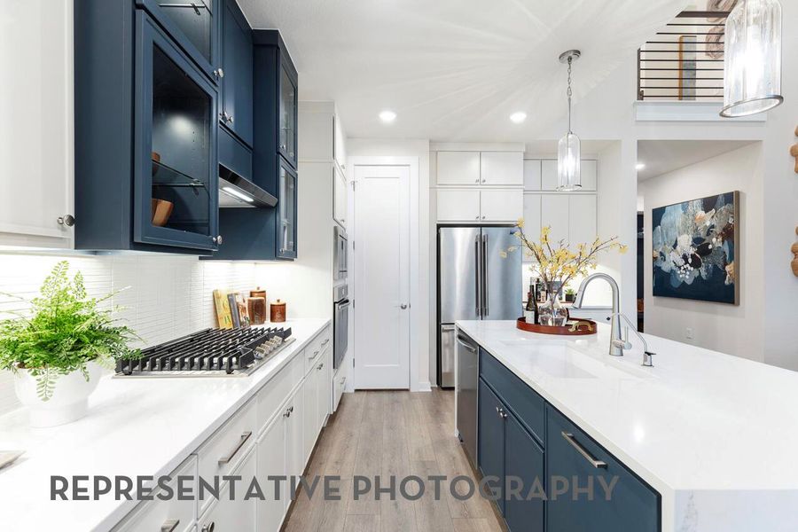 Furnished interior view inside a new home in Goodnight Ranch, Austin (Image 11).
