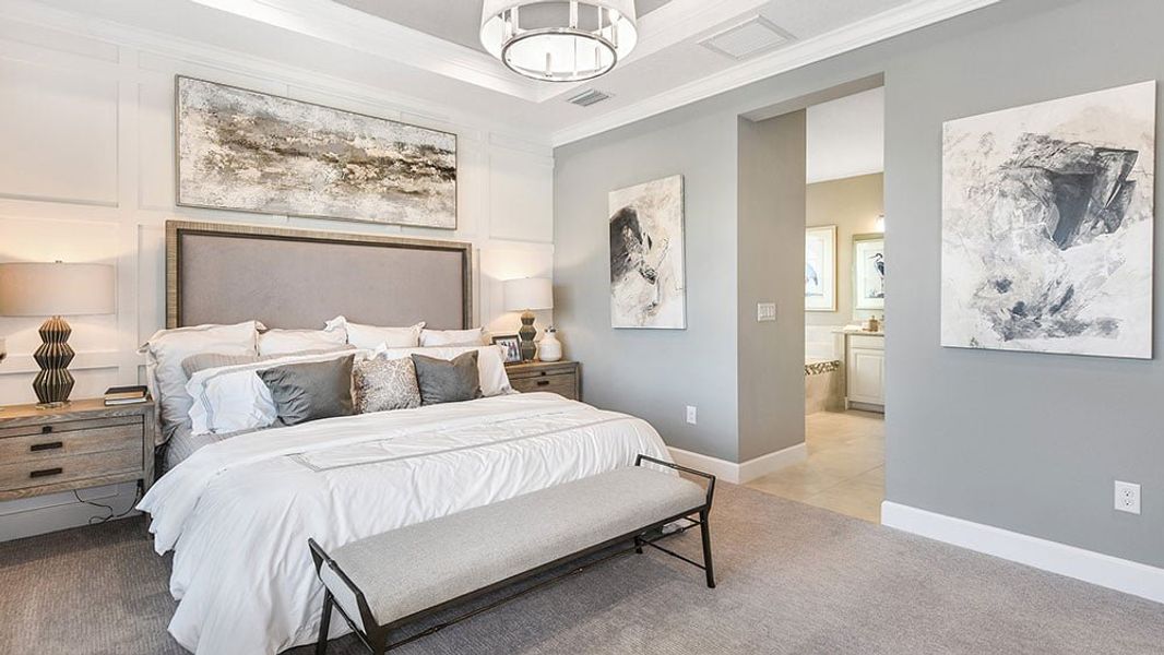 Representative furnished interior of a home built from the Saint Thomas by Taylor Morrison in Central Park, Port St. Lucie (Image 30).