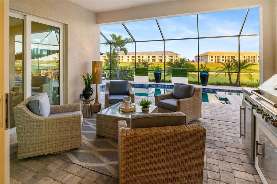 Exterior details and patio area of a home in , Lakewood Ranch (Image 31).