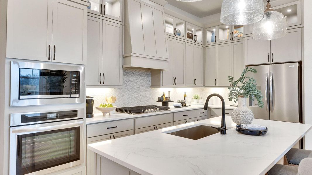 Furnished interior view inside a new home in Preserve at Lakeside Meadows, Pflugerville (Image 4).