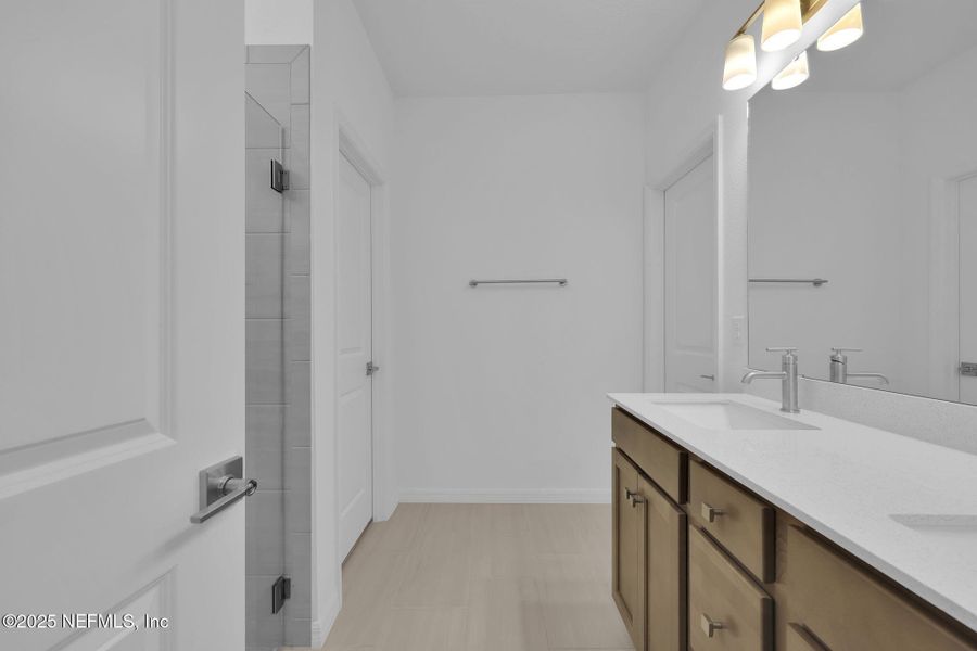 Furnished interior view inside a new home in Bradley Creek, Green Cove Springs (Image 14).