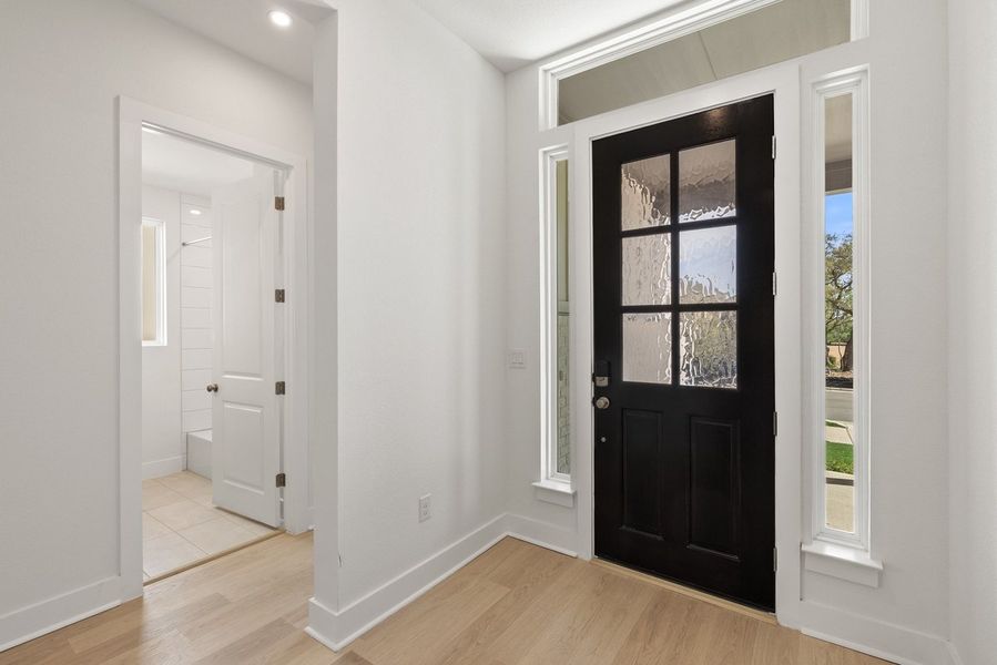 Spacious, unfurnished interior of a new home in Persimmon, Buda (Image 13). Spacious, unfurnished interior of a new home in Persimmon, Buda (Image 13).