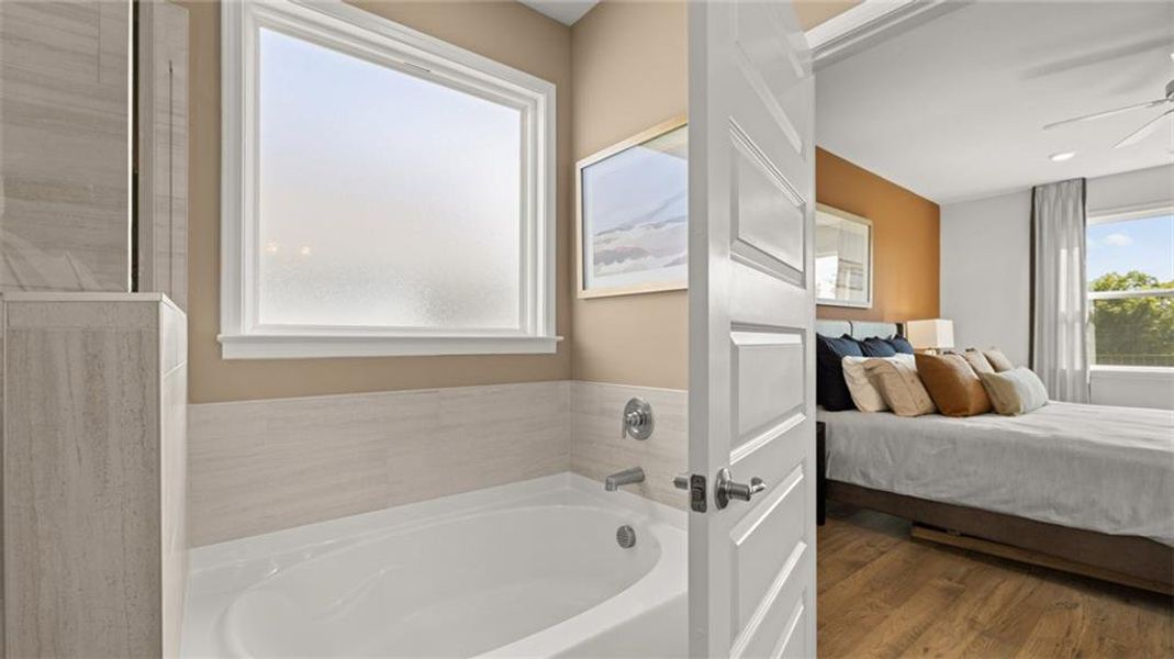 Furnished interior view inside a new home in Oak Ridge Meadows, Locust Grove (Image 24).