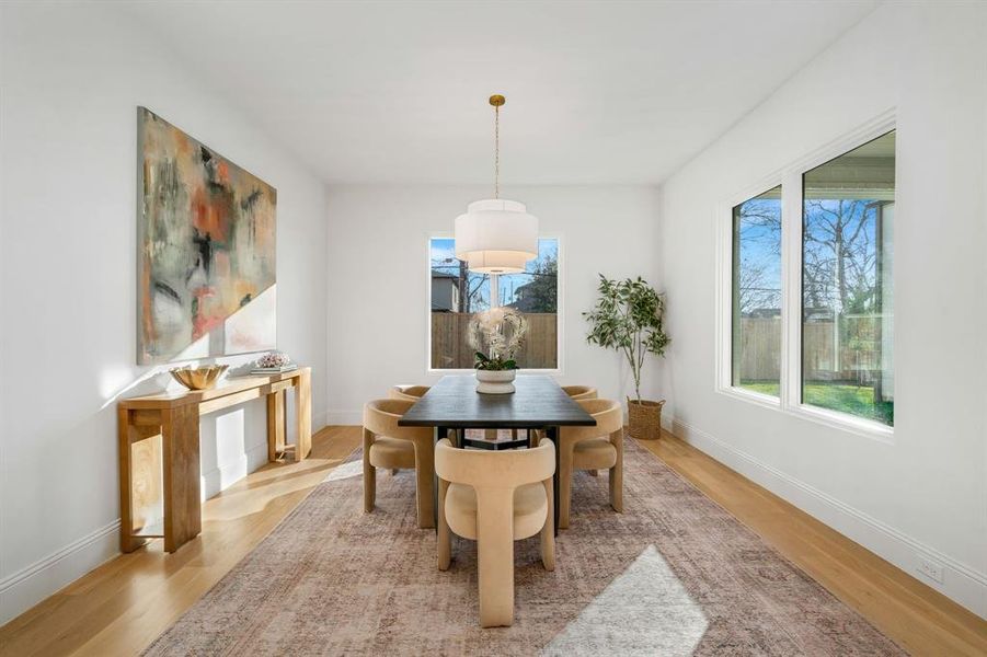 Furnished interior view inside a new home in , Dallas (Image 11). Furnished interior view inside a new home in , Dallas (Image 11).