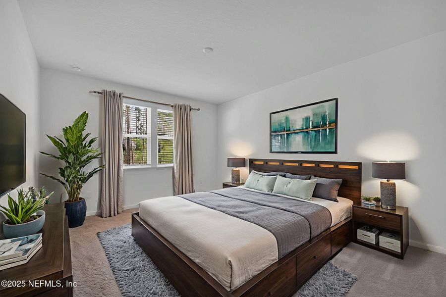 Furnished interior view inside a new home in Bradley Creek, Green Cove Springs (Image 17).