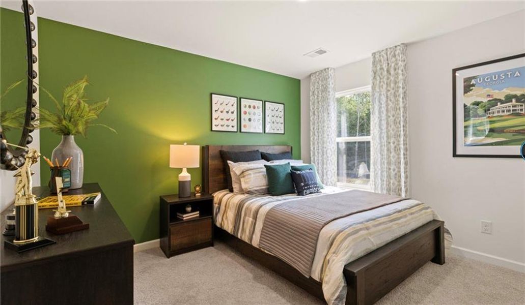 Furnished interior view inside a new home in Twin Lakes, Hoschton (Image 38).