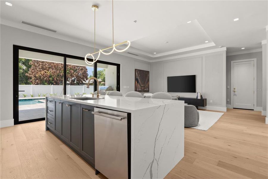 Furnished interior view inside a new home in , Orlando (Image 30).