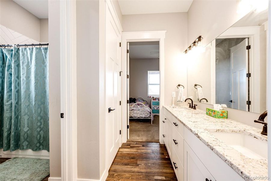 Furnished interior view inside a new home in , Peyton (Image 11).