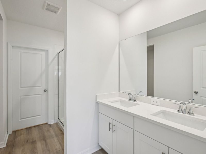 Furnished interior view inside a new home in Salt Meadows - Premier Series, Parrish (Image 4).