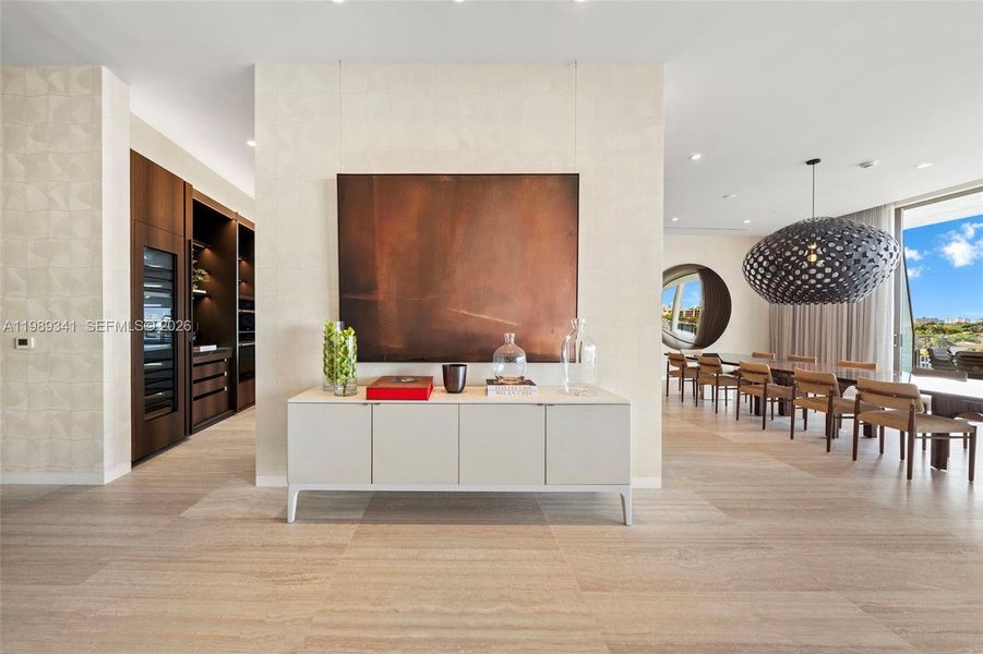 Furnished interior view inside a new home in , Miami (Image 8).