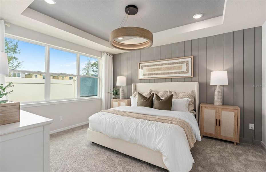 Furnished interior view inside a new home in Del Webb Sunbridge, St. Cloud (Image 13).