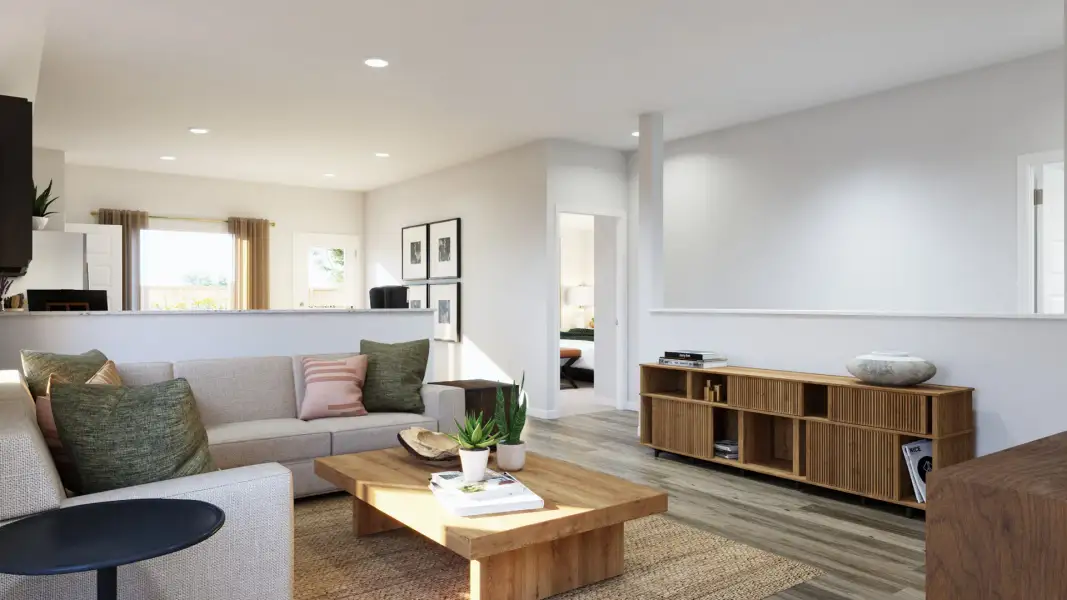 Representative furnished interior of a home built from the The Marigold by Legend Homes in Mackenzie Creek, Conroe (Image 4).