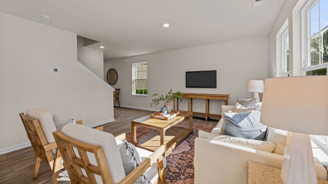 Representative furnished interior of a home built from the TAYLOR by D.R. Horton in Owens Ridge, Lexington (Image 5).
