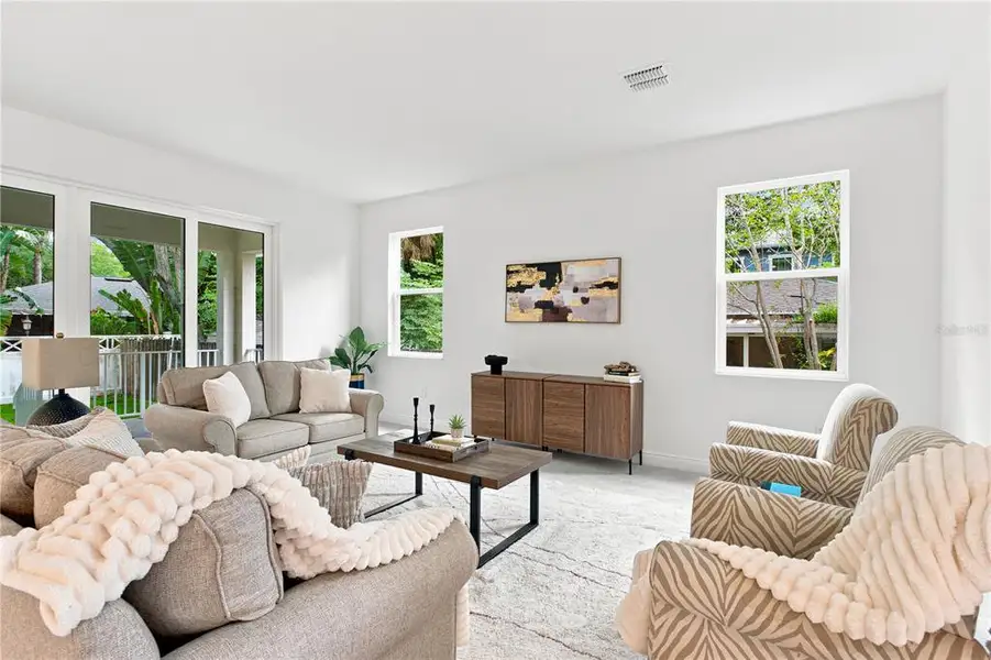 Furnished interior view inside a new home in , Tampa (Image 55).