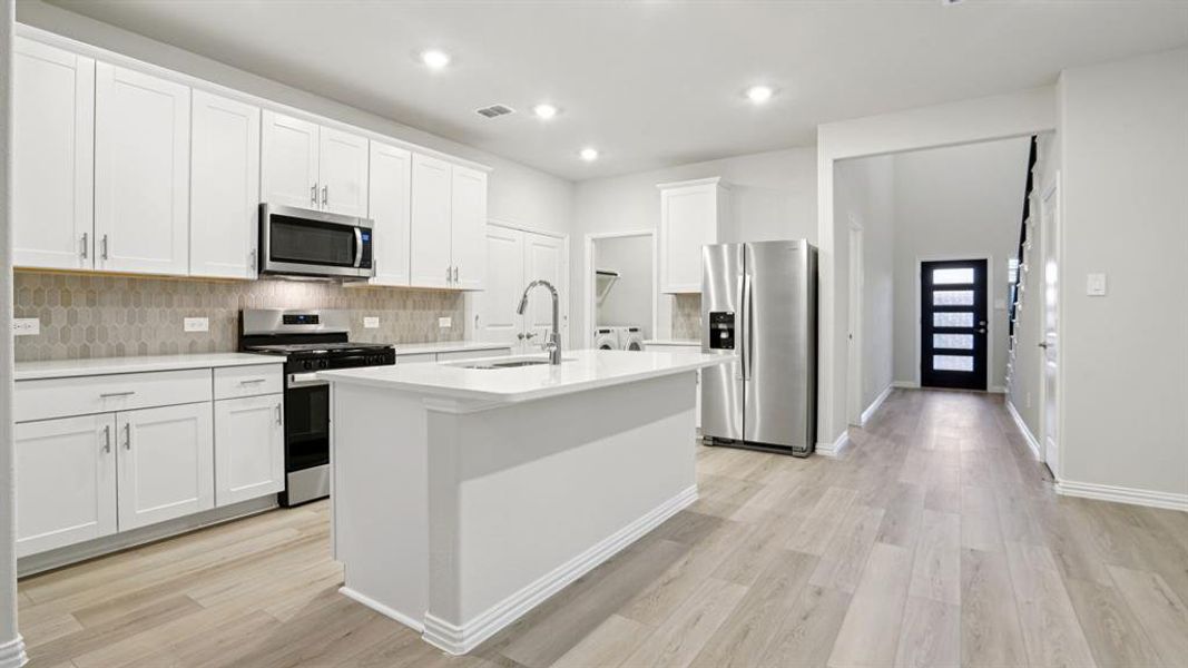 Furnished interior view inside a new home in Eastridge - Spring Series, McKinney (Image 11).