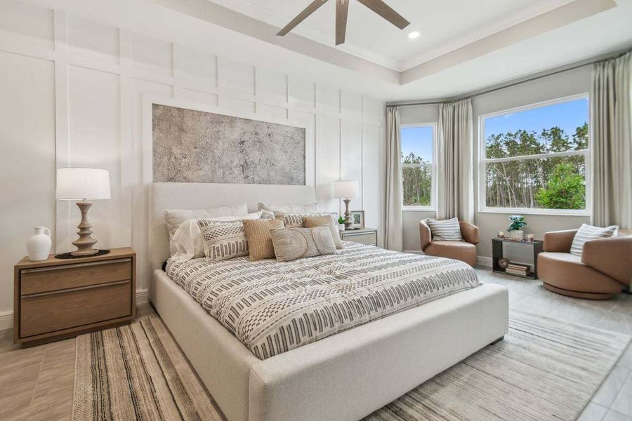 Representative furnished interior of a home built from the Sweetwater by William Ryan Homes in Southern Hills Plantation, Brooksville (Image 49).
