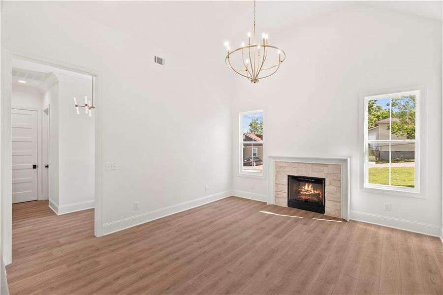 Spacious, unfurnished interior of a new home in , Calhoun (Image 17).