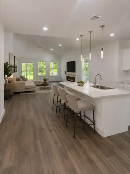 Furnished interior view inside a new home in , Houston (Image 4).