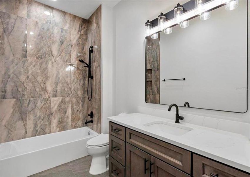 Furnished interior view inside a new home in , Auburndale (Image 17).