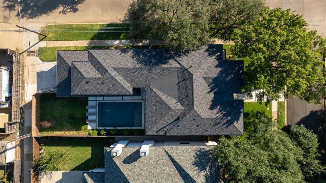 Aerial view of property and surrounding area Aerial view of property and surrounding area