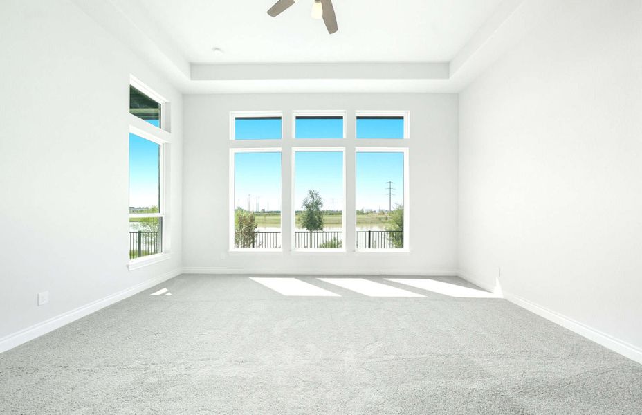 Representative unfurnished interior of a home built from the 3663 by Ravenna Homes in Artavia 70′, Conroe (Image 29).