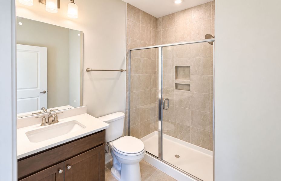 Furnished interior view inside a new home in Del Webb Wilmington at Mallory Creek, Leland (Image 11).