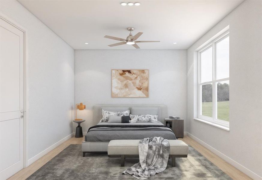 Furnished interior view inside a new home in , Dallas (Image 15).