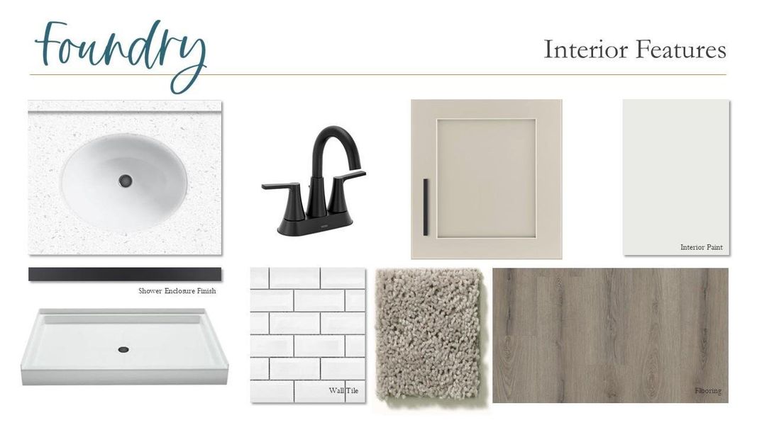 Sample of building materials used in homes in Cedar Pointe, Crosby (Image 21).