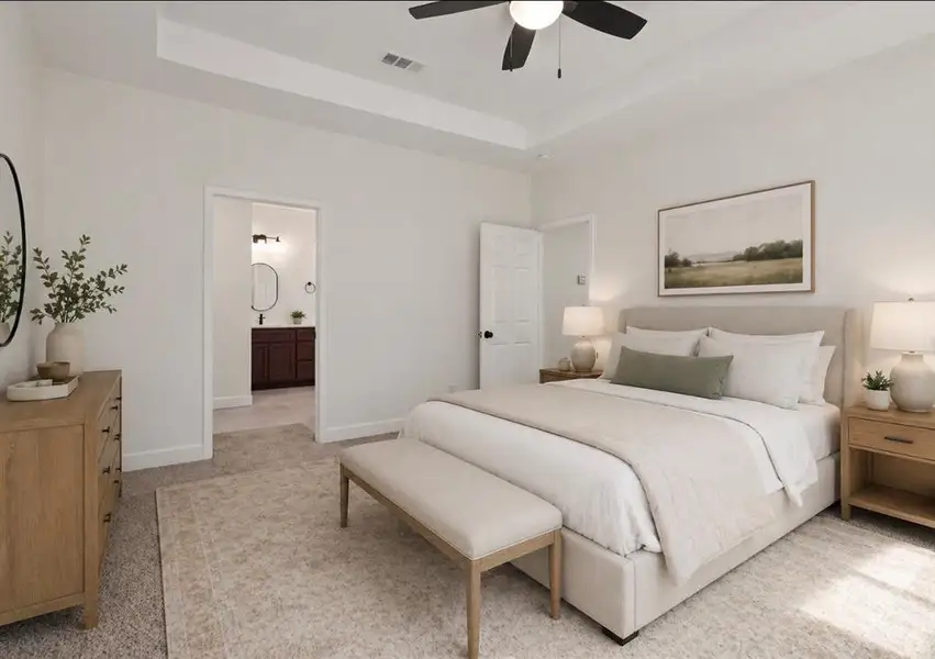 Furnished interior view inside a new home in , Gainesville (Image 12).
