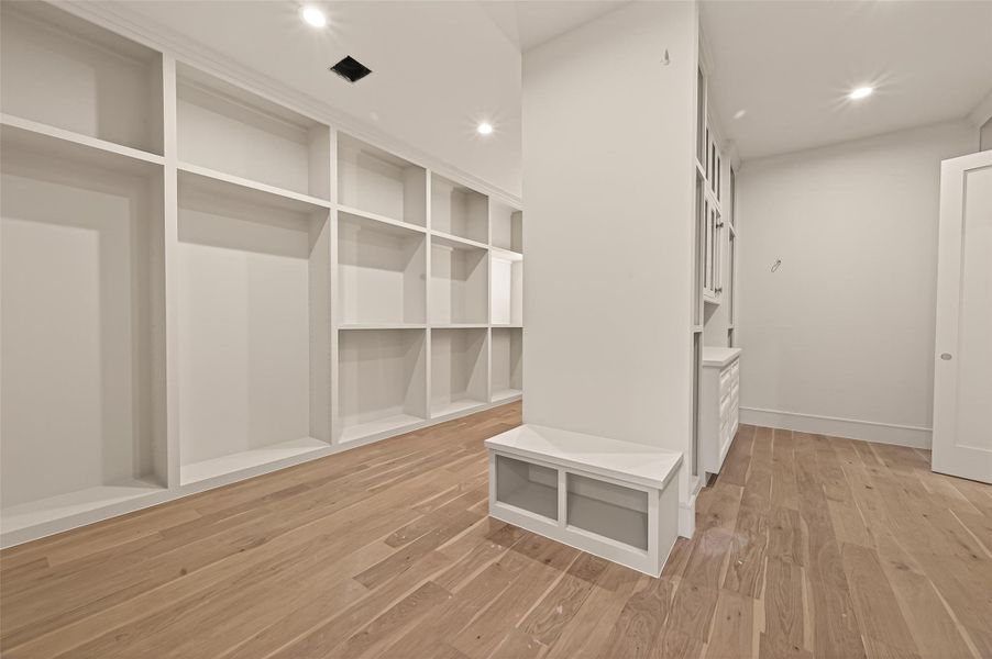 Larger than life his and hers closet