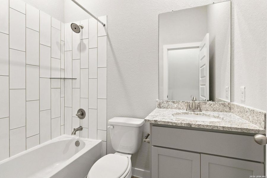 Furnished interior view inside a new home in Cordova Crossing, Seguin (Image 11).