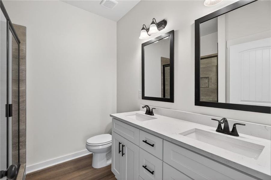 Furnished interior view inside a new home in , Cedartown (Image 13).