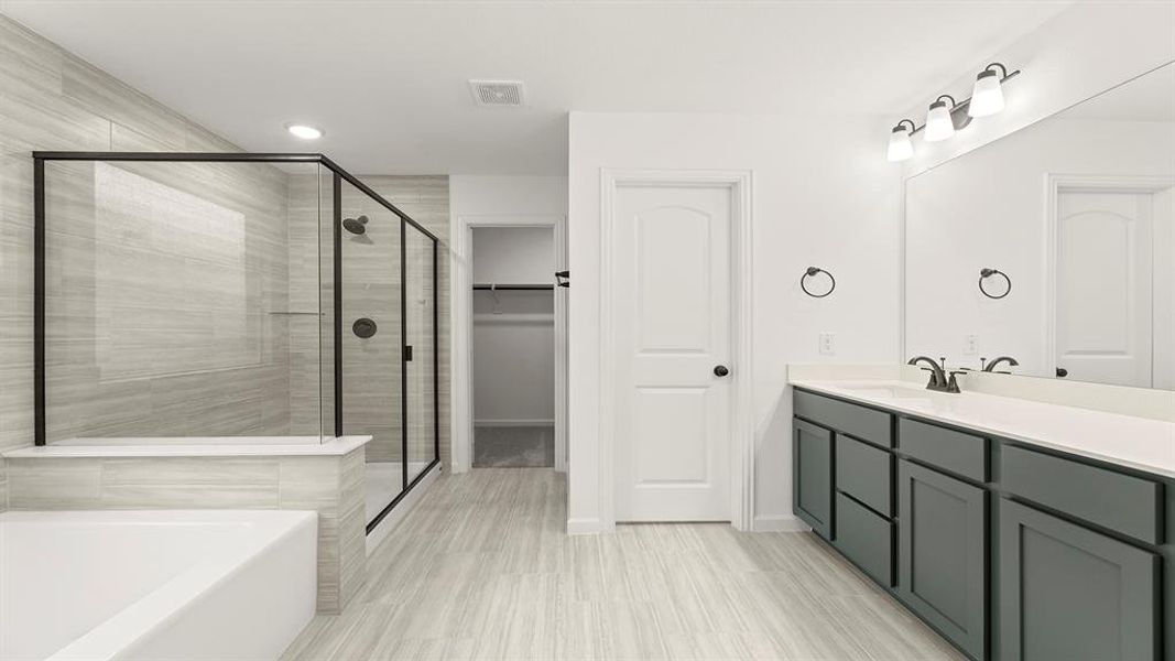 Furnished interior view inside a new home in Waterscape 40s, Royse City (Image 5). Furnished interior view inside a new home in Waterscape 40s, Royse City (Image 5).