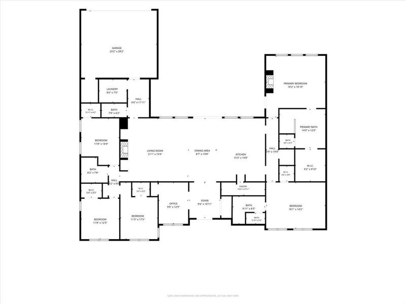 2D floor plan layout of this home in , Forney, TX (Image 4). 2D floor plan layout of this home in , Forney, TX (Image 4).