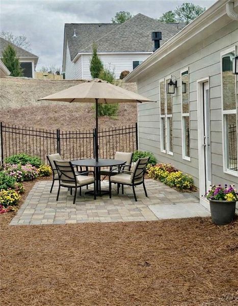 Exterior details and patio area of a home in , Hiram (Image 1). Exterior details and patio area of a home in , Hiram (Image 1).