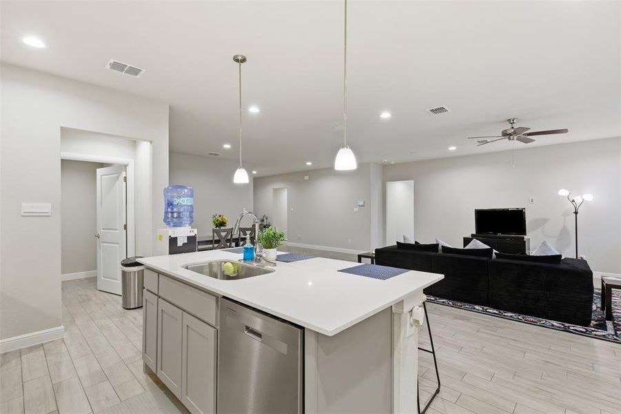 Furnished interior view inside a new home in , Burleson (Image 14).