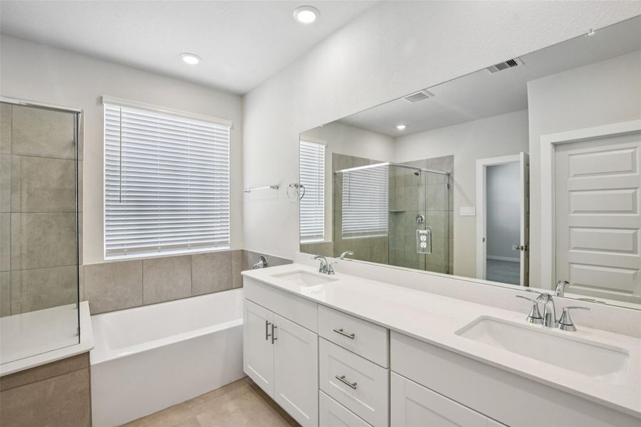 Furnished interior view inside a new home in Spring Brook Village - City Series, Houston (Image 5).