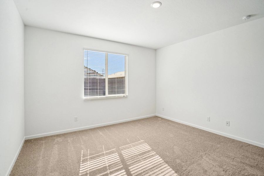 Primary suite. Representative images and renderings are for illustrative purposes. Actual structural options and design finishes of home may vary.