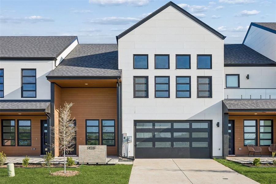 Front exterior of a new home in The Apollo, Wylie, TX, highlighting curb appeal (Image 1). Front exterior of a new home in The Apollo, Wylie, TX, highlighting curb appeal (Image 1).