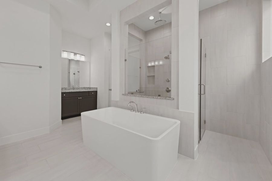 Representative furnished interior of a home built from the Rivers by Chesmar Homes in Attwater 65's, Waller (Image 5).