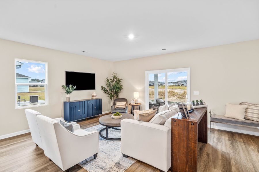 Representative furnished interior of a home built from the The Primrose by Chesapeake Homes in Terrapin, Leland (Image 17). Representative furnished interior of a home built from the The Primrose by Chesapeake Homes in Terrapin, Leland (Image 17).
