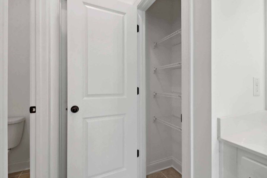 Primary Bathroom Linen Closet