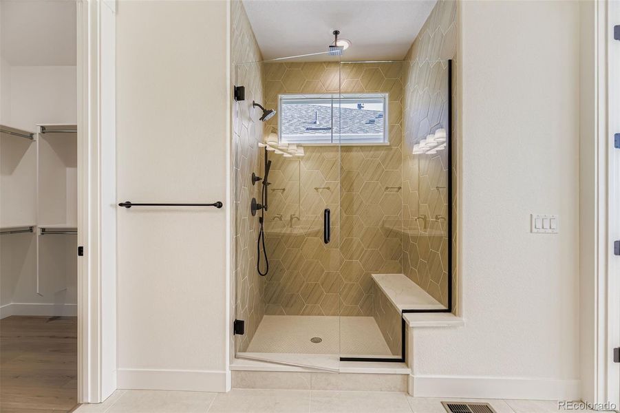 Furnished interior view inside a new home in Hilltop 55+ at Inspiration 62s, Aurora (Image 3).