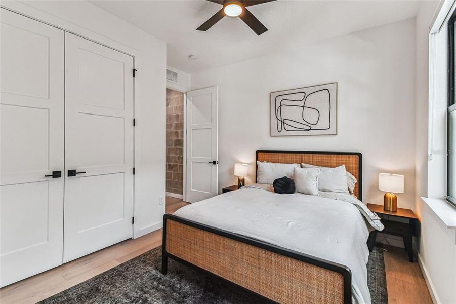 Furnished interior view inside a new home in , Tampa (Image 45).