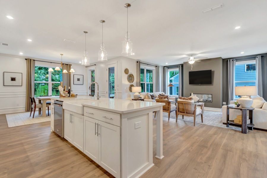 Representative furnished interior of a home built from the Dillon by Beazer Homes in The Summit, Apex (Image 10). Representative furnished interior of a home built from the Dillon by Beazer Homes in The Summit, Apex (Image 10).