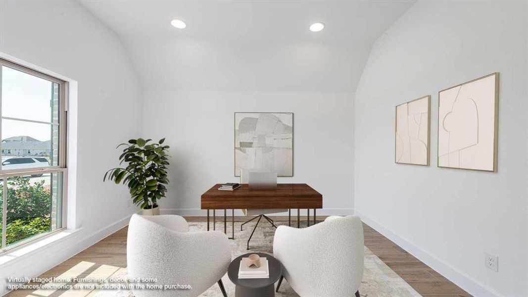 Furnished interior view inside a new home in North Sky 55', Celina (Image 17).