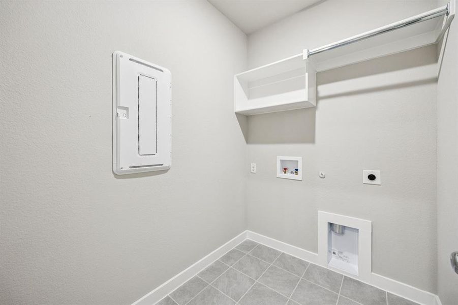 Utility Room in the Oscar home plan by Trophy Signature Homes – REPRESENTATIVE PHOTO Utility Room in the Oscar home plan by Trophy Signature Homes – REPRESENTATIVE PHOTO