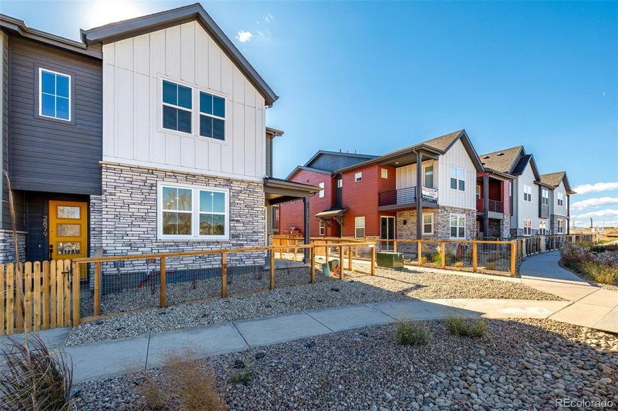 Exterior details and patio area of a home in , Thornton (Image 4).