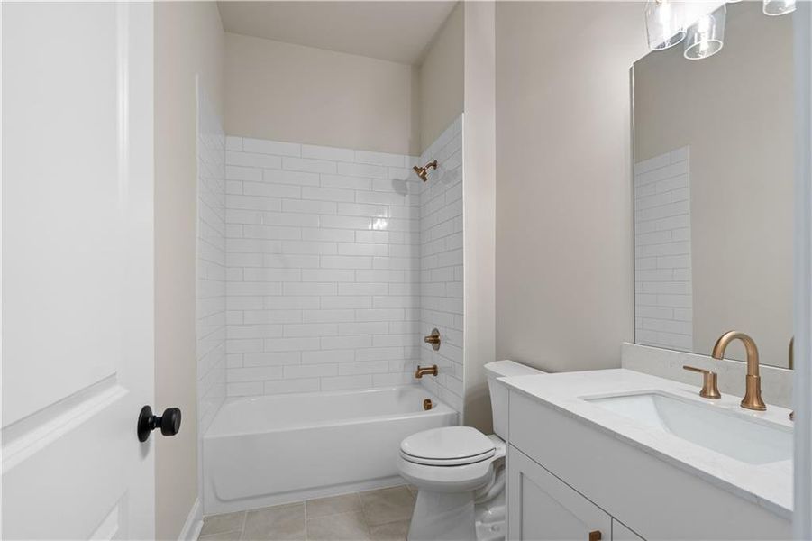 Furnished interior view inside a new home in Promenade at Sawnee Village, Cumming (Image 11).